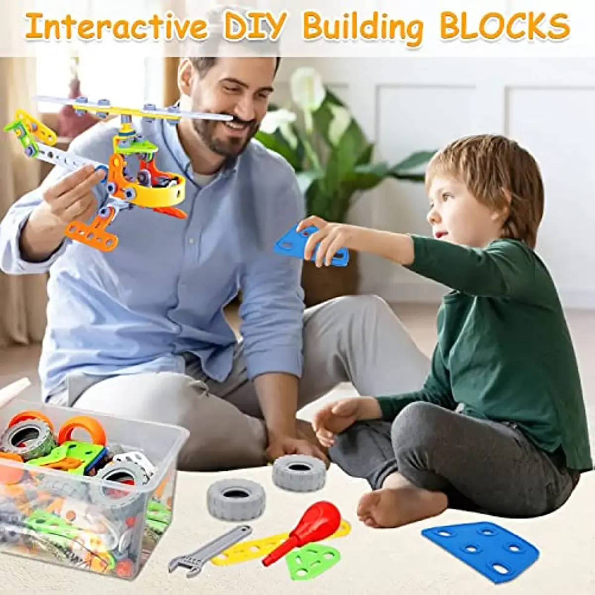 Building Set for 4+ Boys Birthday Gifts STEM Toys Educational Autism Sensory Toy Building Set Creative Learning Games