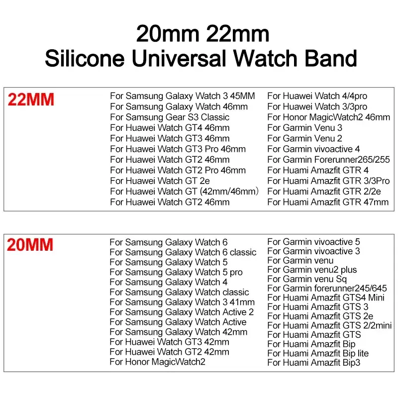 20mm 22mm Watch Strap For Samsung Watch 3 4 5 5Pro Magnetic Buckle Band For Garmin Vivoactive 4 3 Forerunner 965 255 265 745 645
