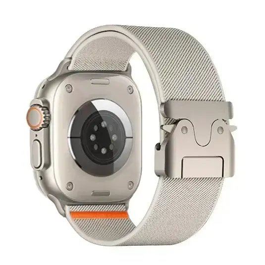 Nylon Strap for Apple Watch Ultra 2 Band 49mm 10 9 8 7 45mm 41mm 44mm 46mm 42mm Braided Elastic Bracelet for IWatch Series 6 SE