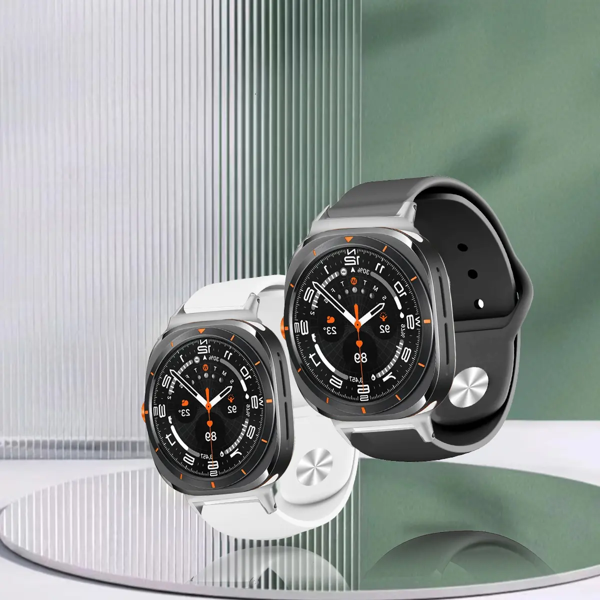 Silicone Sports Band for Samsung Galaxy Watch 8 Ultra 2 7 Ultra 47mm Strap Bracelet Wristband for Galaxy Watch 7 Ultra Watchband