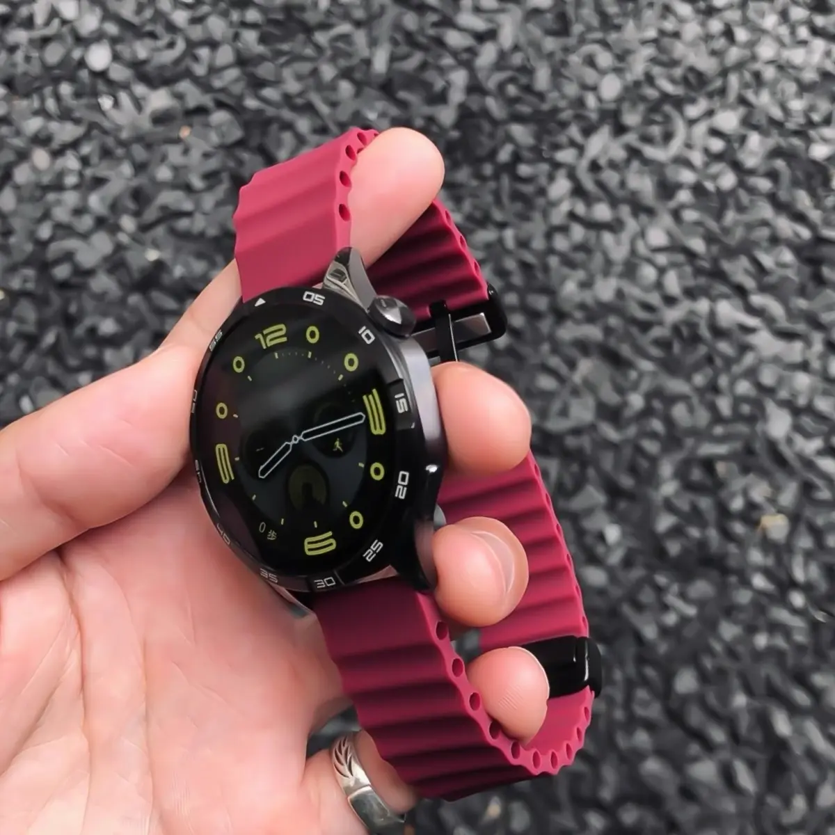 20mm 22mm Silicone Ocean Strap for Samsung Galaxy Watch 7/6/5/4 40 44mm Sport Magnetic Buckle Band for Watch 5 Pro/Active2