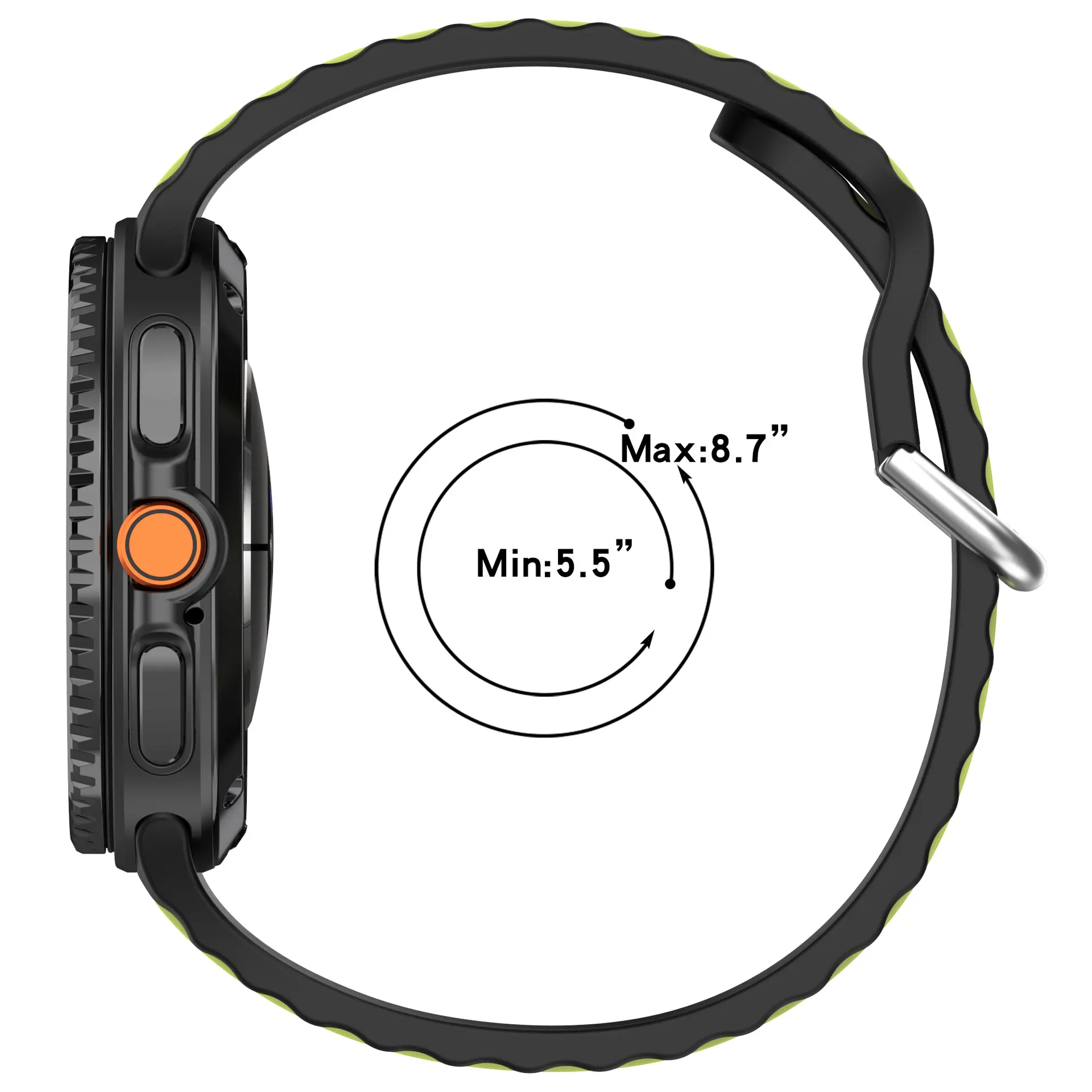 Silicone Sports Strap for Samsung Galaxy Watch 8 Classic Quick Breathable Wristband for Galaxy Watch 8 40mm 44mm Accessorie