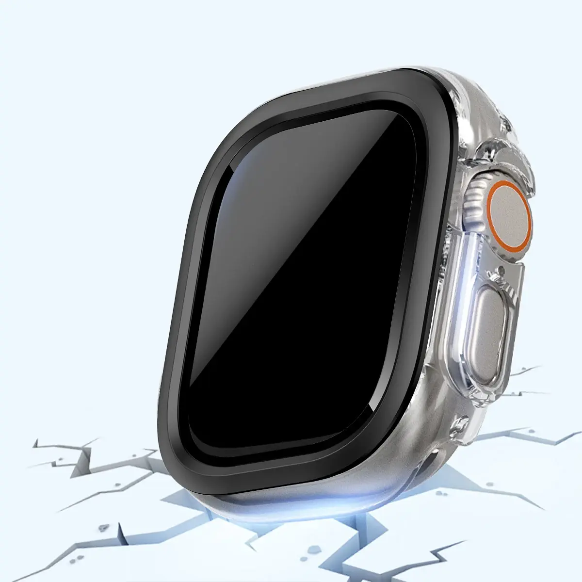 Tempered Glass+Case for Apple Watch Series 10 42mm 46mm Iwatch For Apple Watch Ultra 2 49mm Screen Protector Watch Accessories