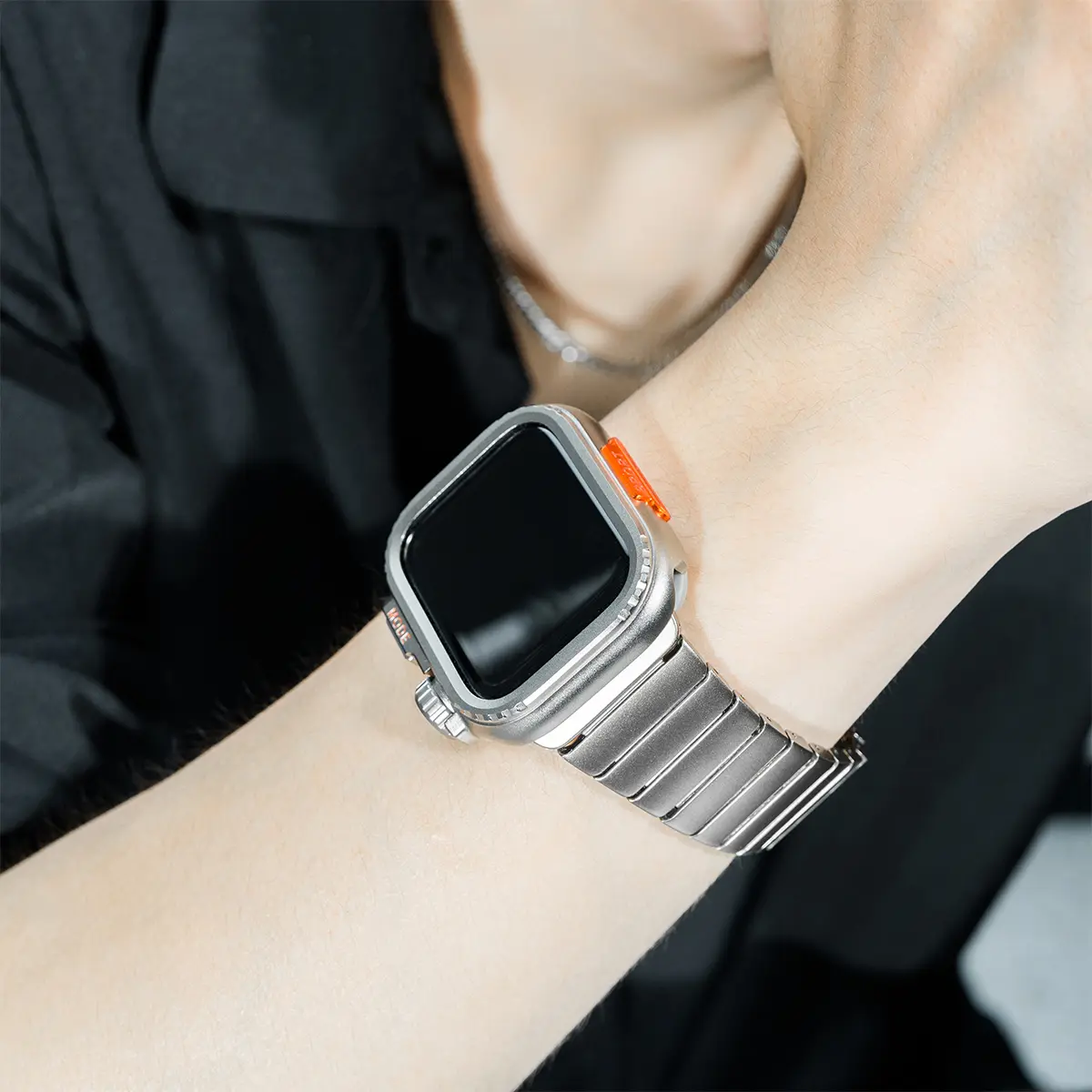 Case+Strap for Apple Watch Band Series Ultra 2 49mm Stainless Steel Metal Protective Shell Iwatch 10 46mm 42mm 9 8 7 6 45mm 44mm