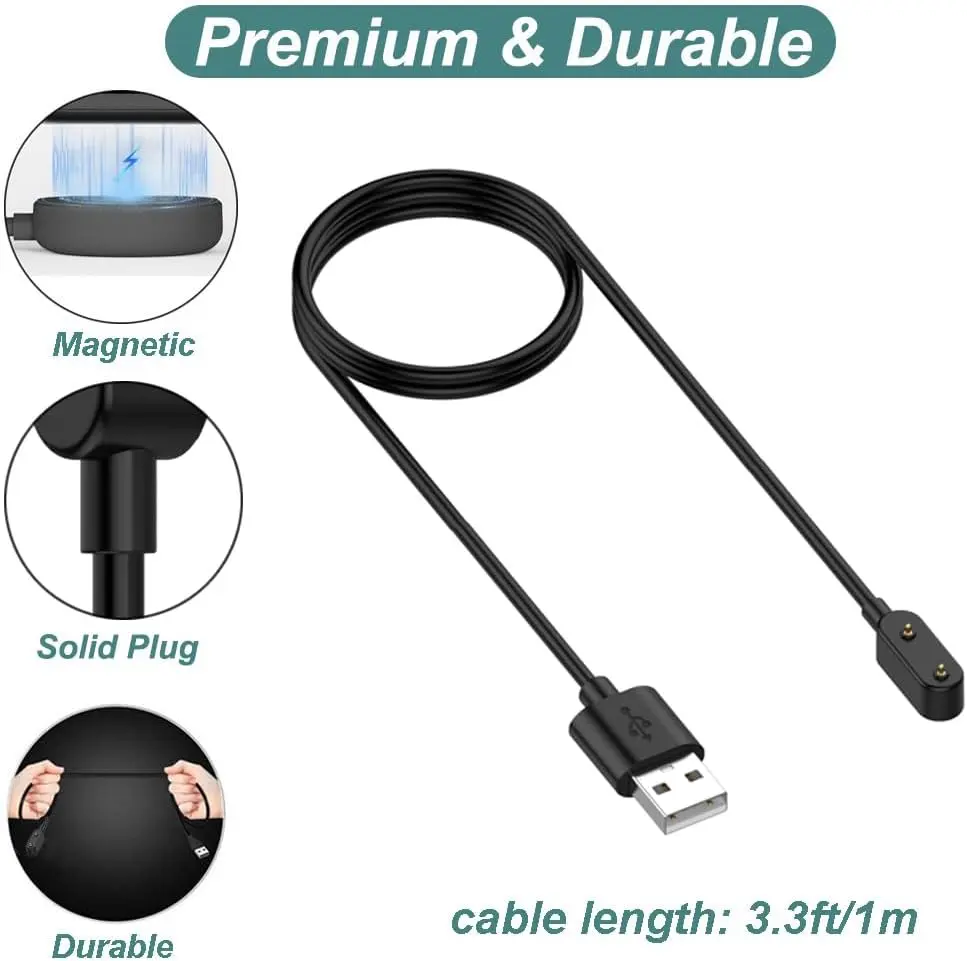For Huawei Band 10/9/8/7/6 Watch Fit mini/2/3/4X/4Pro Honor Band 7/6 USB smartwatch charger replacement charger charging cable