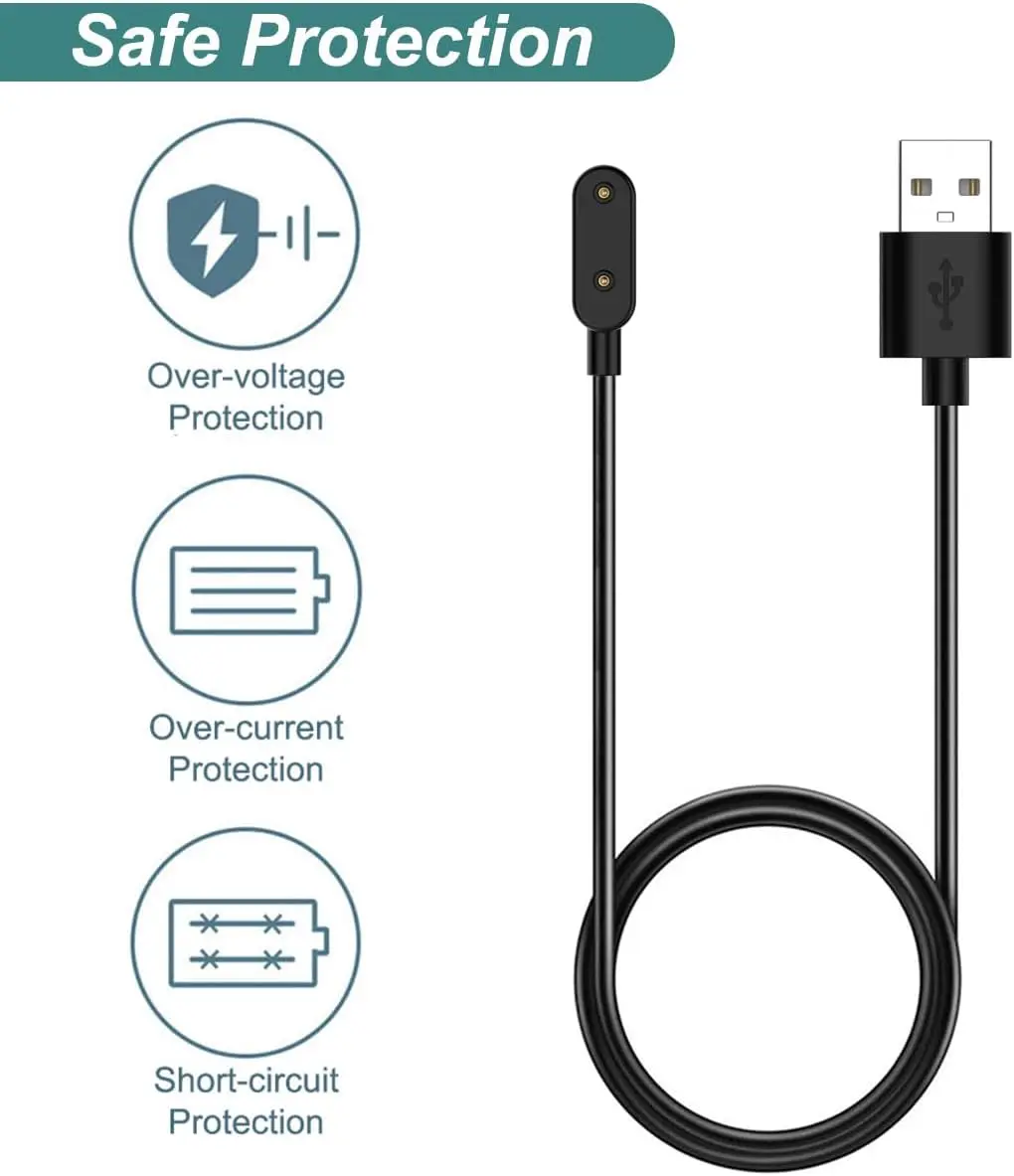 For Huawei Band 10/9/8/7/6 Watch Fit mini/2/3/4X/4Pro Honor Band 7/6 USB smartwatch charger replacement charger charging cable