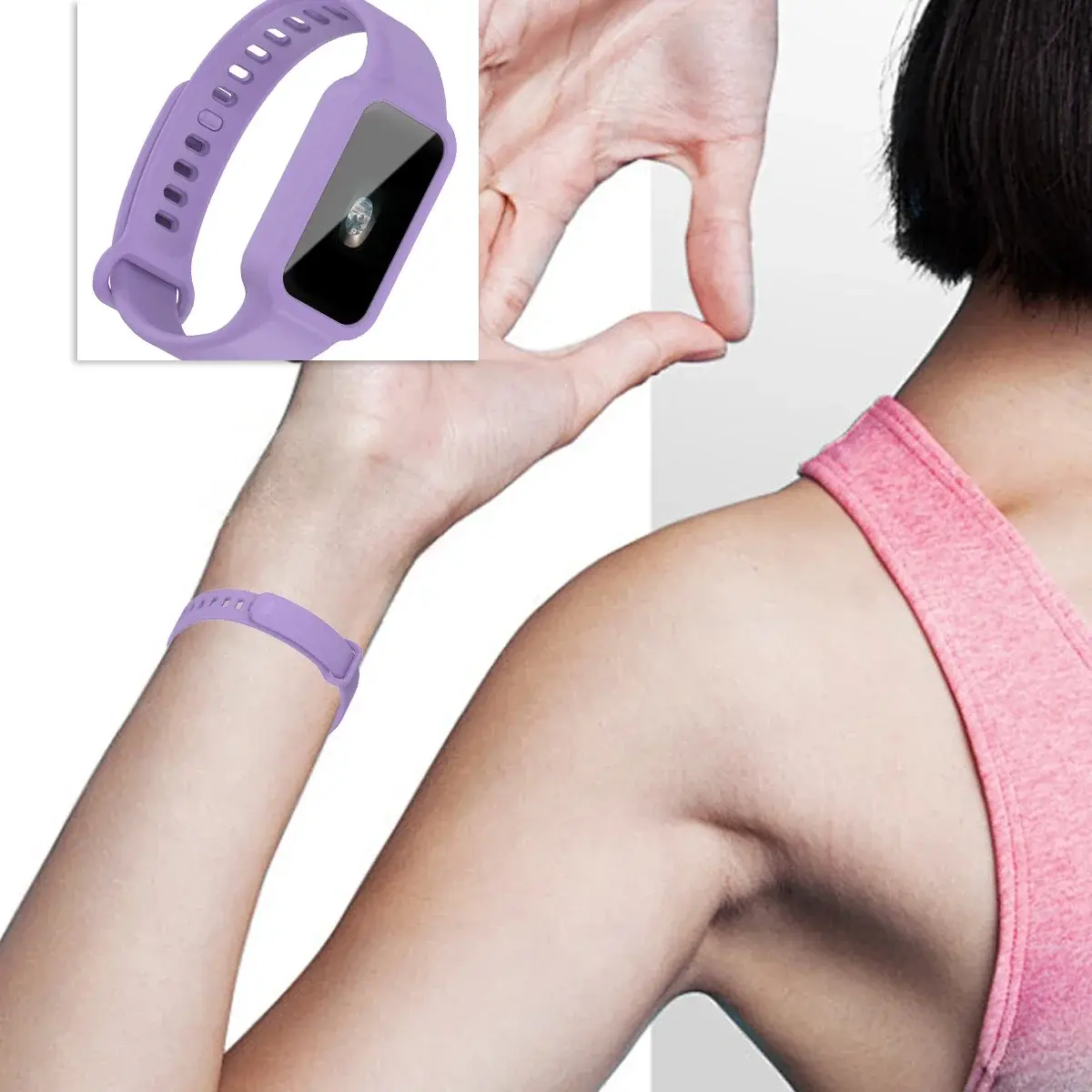 Fashion Band + Film For Xiaomi Smart Band 9 Active Smart Watch Strap Wristbands Bracelet For MiBand 9 Active Correa Accessories