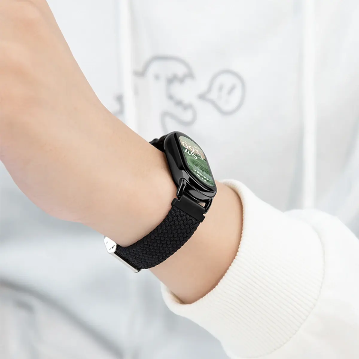 Nylon Braid Strap for Xiaomi Smart Band 8 9 Replacement Bracelect Watchband Belt Xiomi Band 9 Metal Buckle Wrist Strap Supplies