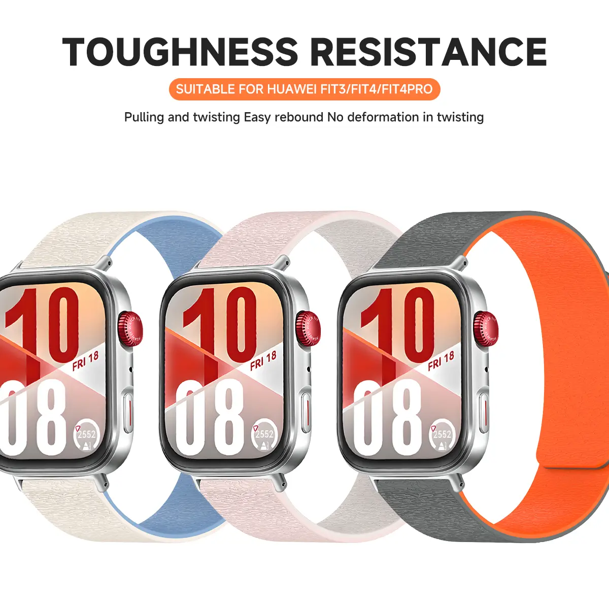 Silicone Magnetic Loop Band For Huawei Watch FIT4 Pro FIT3 Strap Watchband Replacement Bracelet For Huawei Fit 3 2 1 Accessories