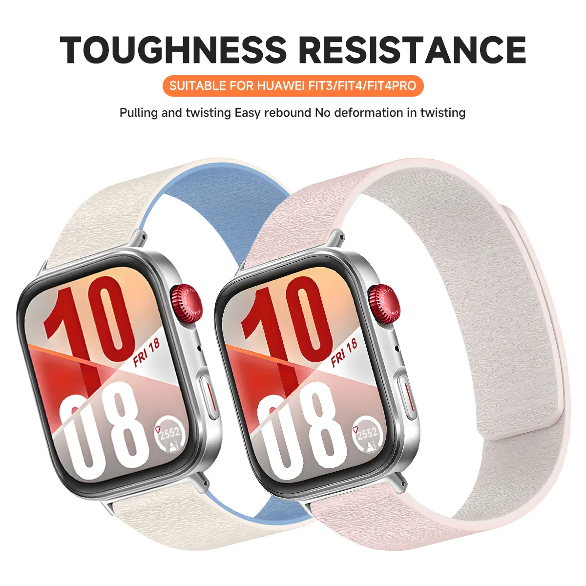 Silicone Magnetic Loop Band For Huawei Watch FIT4 Pro FIT3 Strap Watchband Replacement Bracelet For Huawei Fit 3 2 1 Accessories