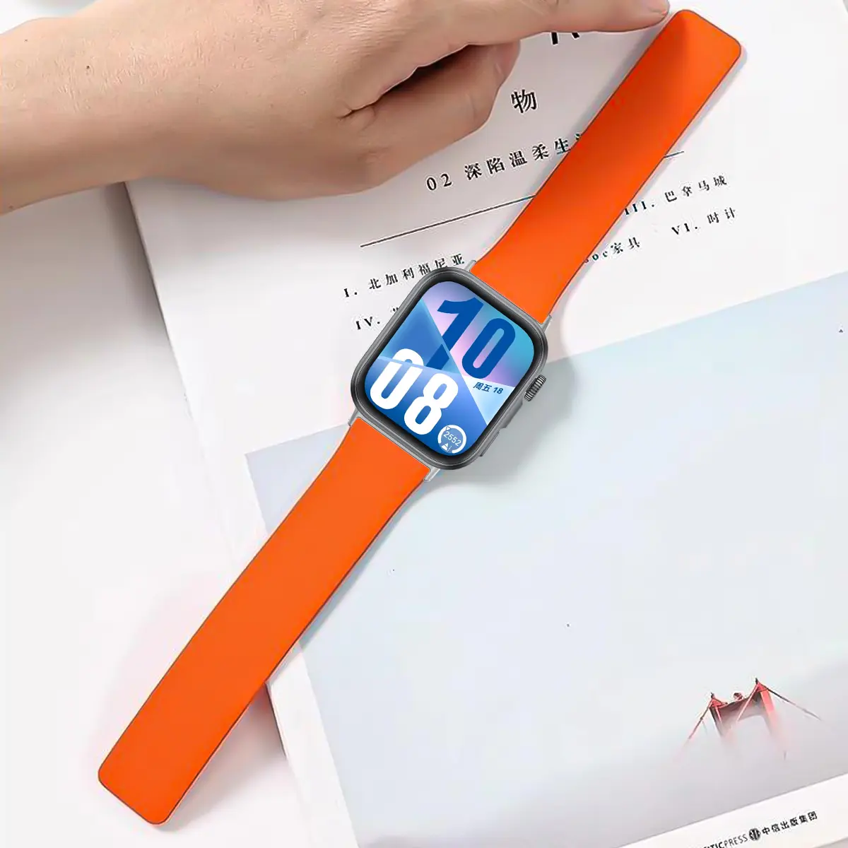 Silicone Magnetic Loop Band For Huawei Watch FIT4 Pro FIT3 Strap Watchband Replacement Bracelet For Huawei Fit 3 2 1 Accessories