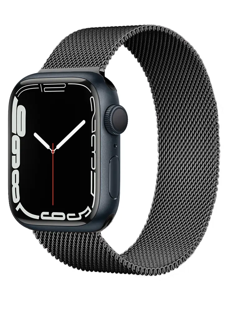 Milanese Loop For apple Watch band 45mm 44mm 40mm 49mm 41mm 38mm 42mm magnetic belt Bracelet iwatch Series 9 3 6 7 8 SE Ultra 2