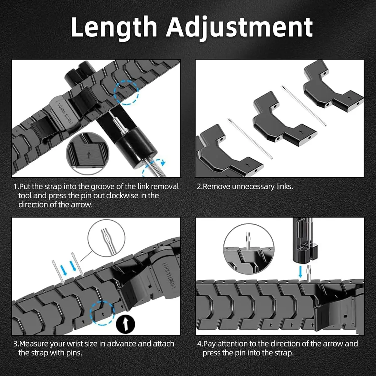 Stainless Steel Band for Samsung Galaxy Watch 8 40mm 44mm Ultra 2 Correa Band Strap for Galaxy Ultra 47mm/8 Classic Watchband