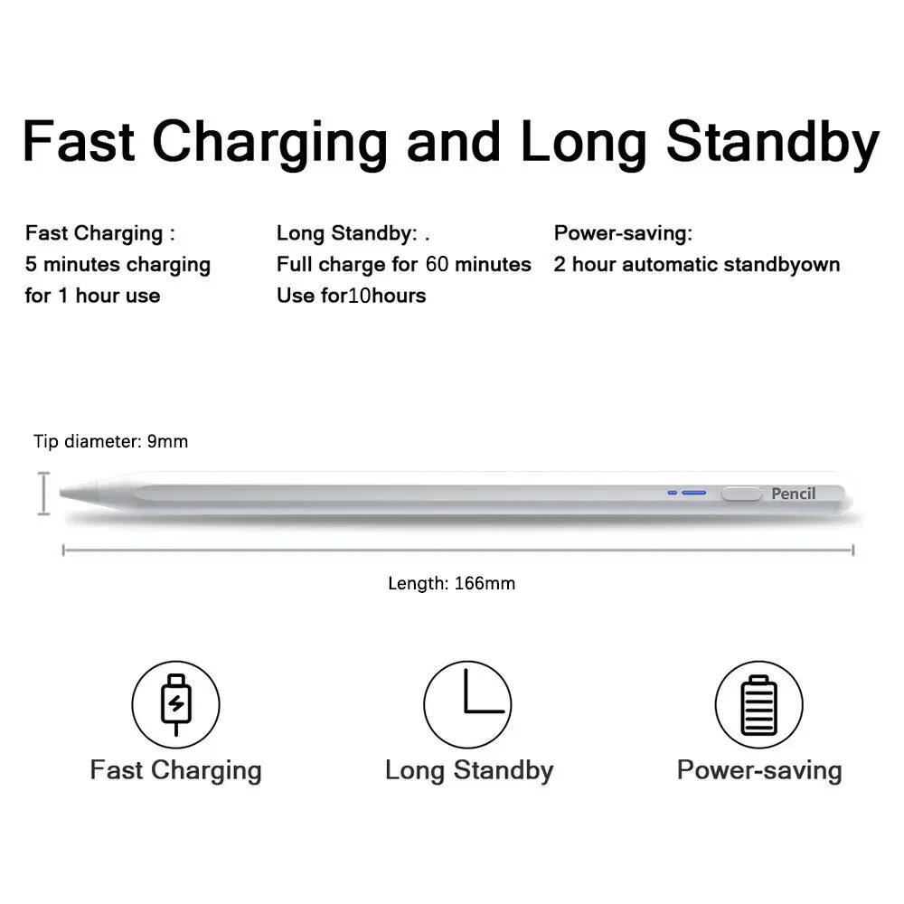 Matte Capacitive Stylus Pen Universal Touch Screen Pen Compatible With Other Brands