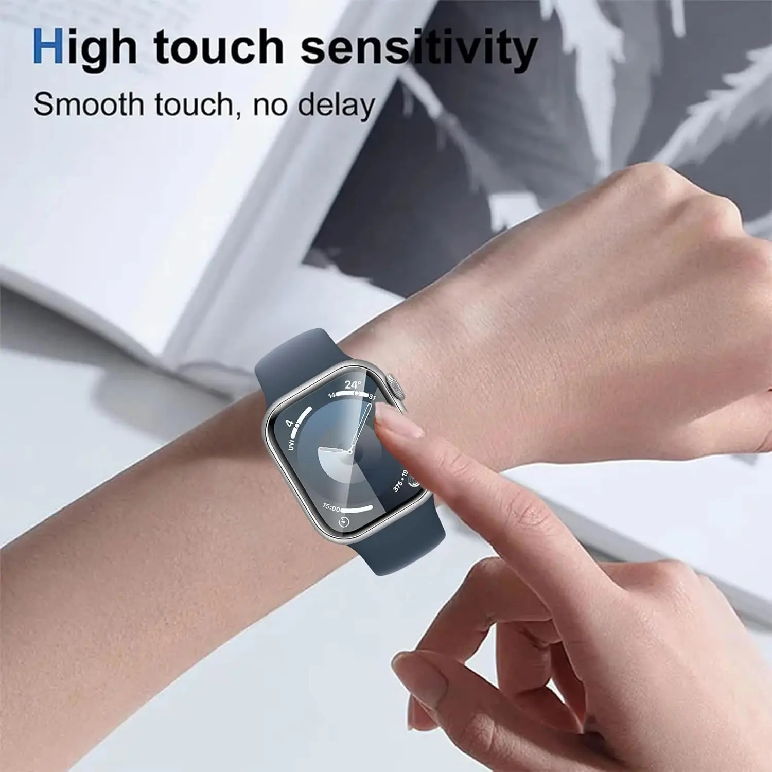 1-6 PCS Hydrogel Film for Apple Watch 9 5 6 SE 3 2 1 40MM 44MM 42MM 38MM Screen Protector for IWatch Ultra 49MM 7 8 41MM 45MM