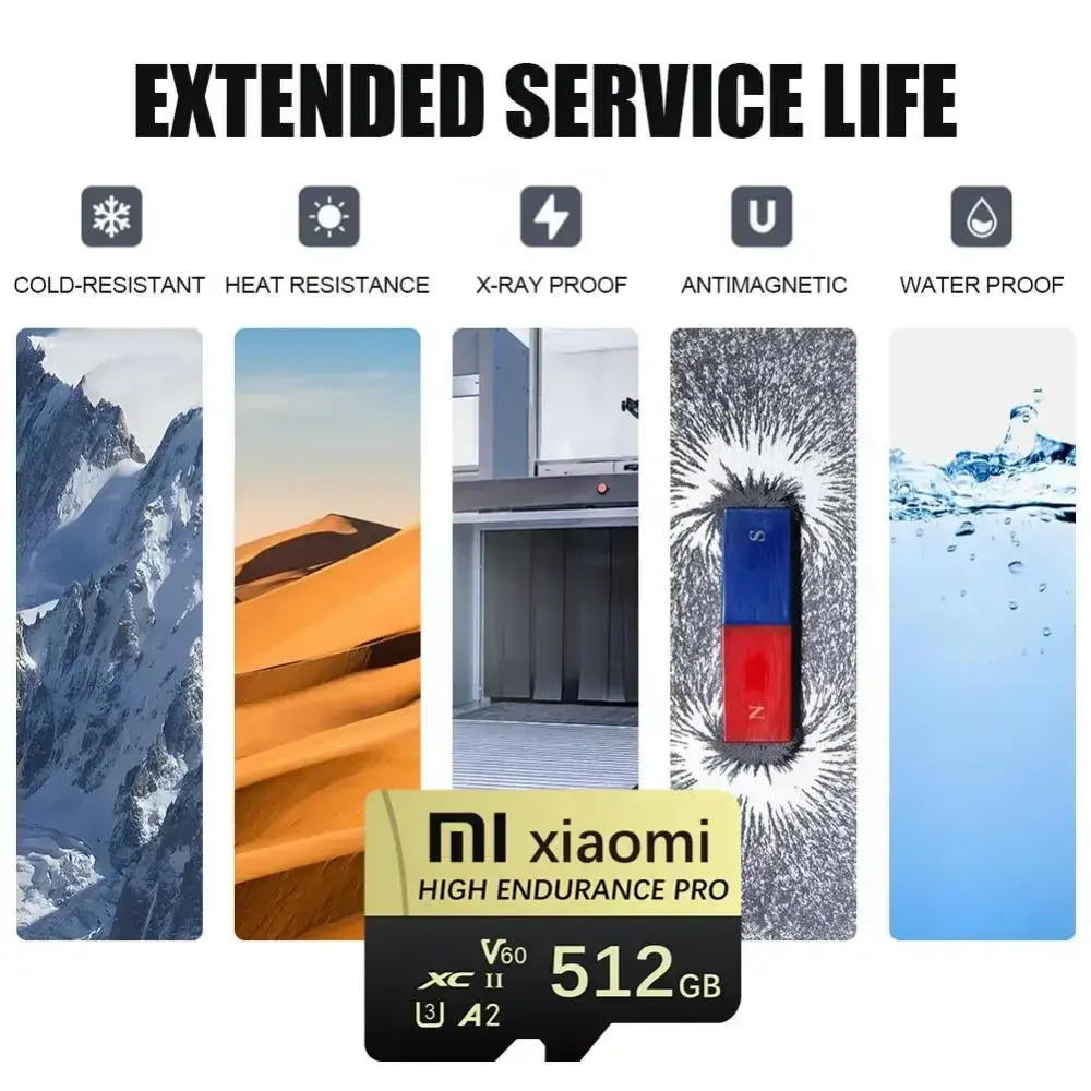 Xiaomi Mini Micro TF SD Card 512GB 256GB Memory Card 1TB 2TB High Speed Cartao De Memoria 128GB For Sony Lenovo Nintendo Switch