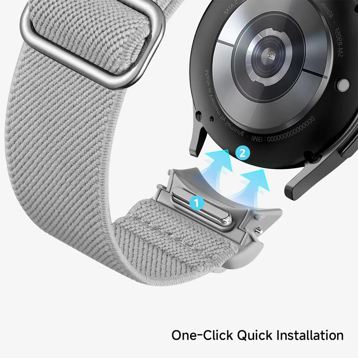 Nylon Band For Samsung Galaxy Watch 7 6 5 4 40mm 44mm/5 pro 45mm No Gaps Elastic Bracelet Galaxy watch 6 classic 47mm 43mm strap