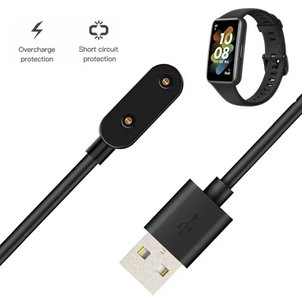1M Magnetic USB Charger for Huawei Watch Fit/ Fit2/ Band9/8/7/6pro/ Honor Watch ES/Children Watch 4X Power Adapter Charger Cable