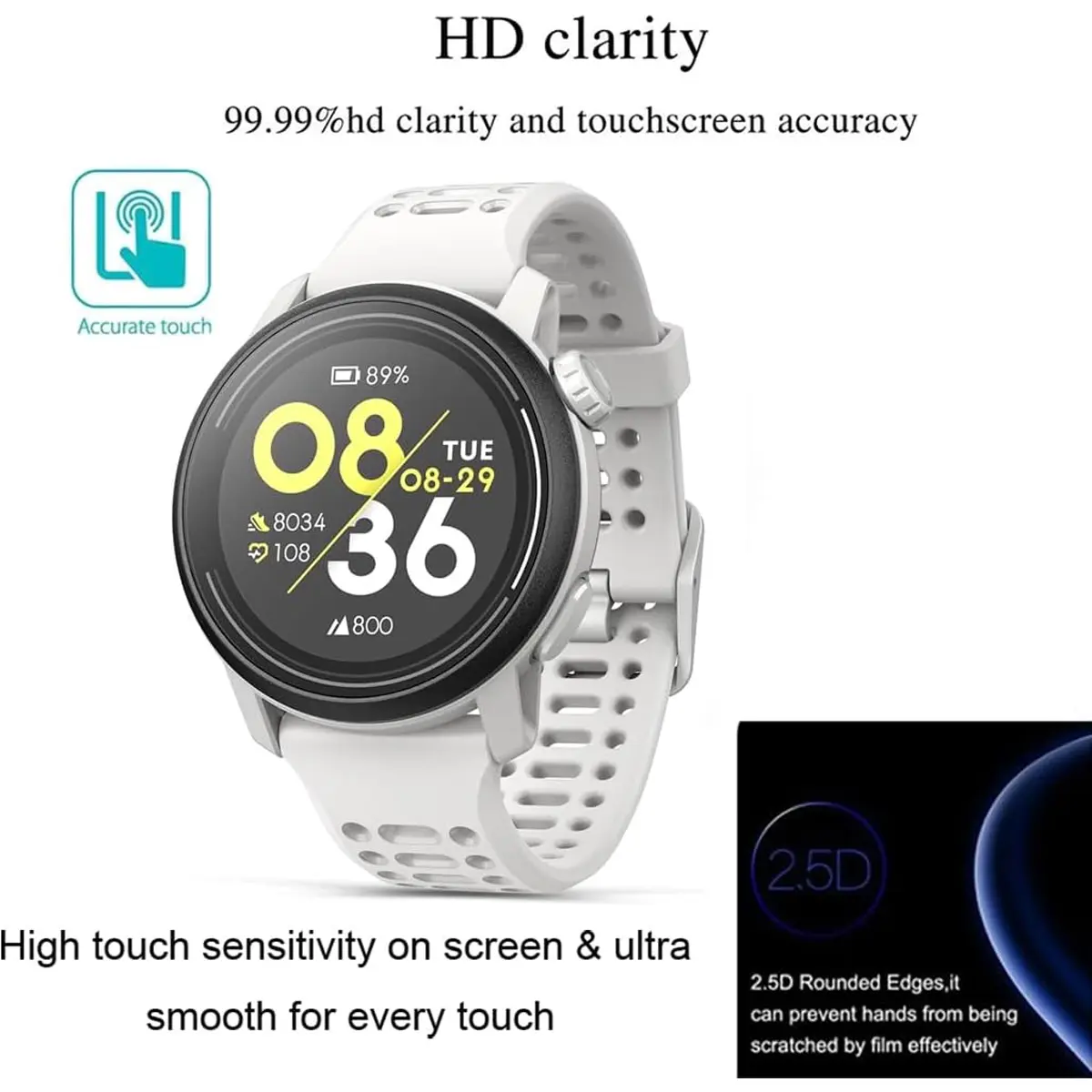 Soft Hydrogel Protective Film for coros vertix 2 Screen Protector Anti-scratch Hydrogel Soft TPU  for coros vertix 2s Film