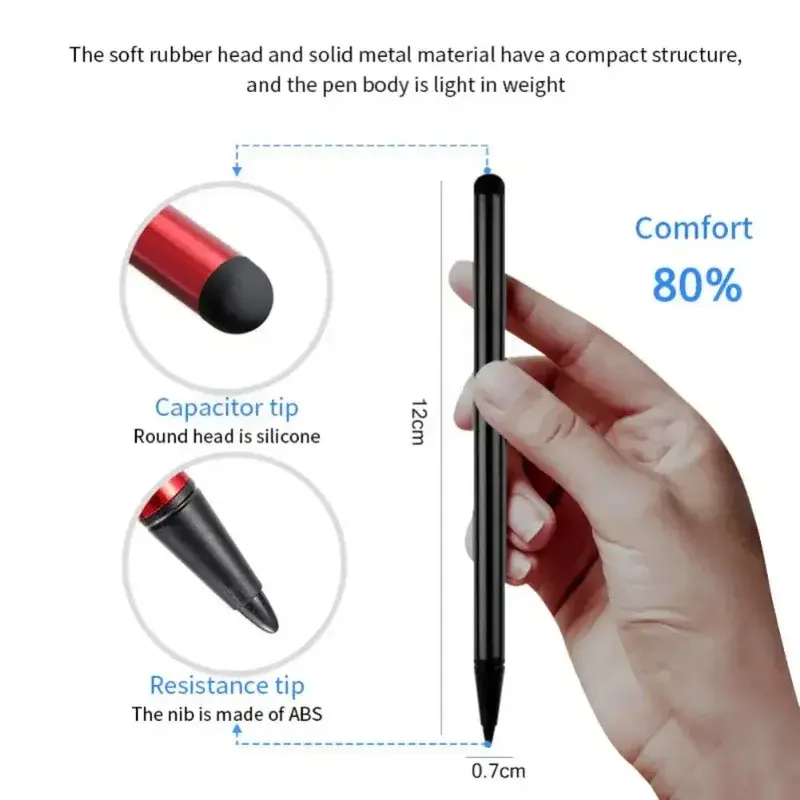 Universal Dual Use Screen Pen For Ipad Stylus For Lenovo Android Tablet Phone Stylus For Xiaomi For Samsung Capacitance P