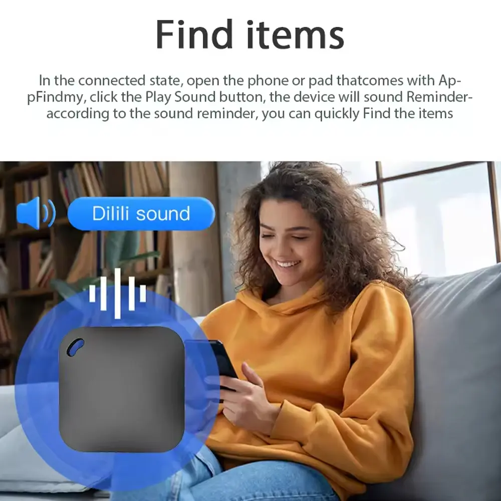 Apple  Find My Devices Gps Tracker IOS Portable GPS Tracker Anti-Lost Alarm Cycling Mini Gps Locator For Pets Children