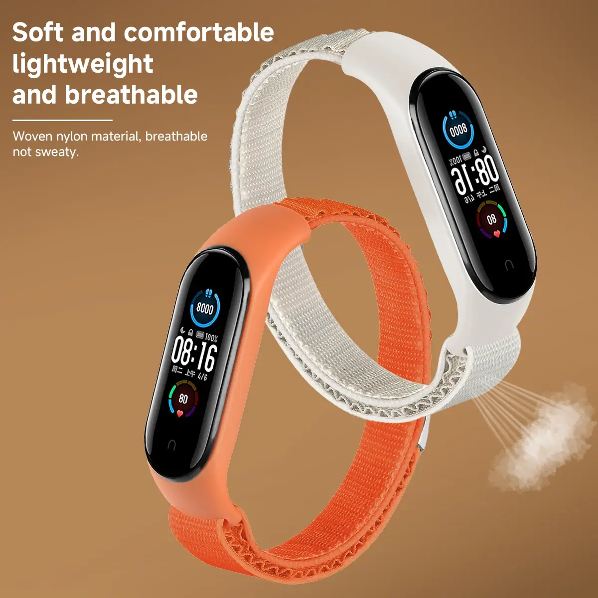 Nylon Band for xiaomi 9 8 Smart Bracelet NFC Smart Watch Band Strap for Mi Band 9 for Xiaomi Smart Band 9 Strap Miband 8 Correa