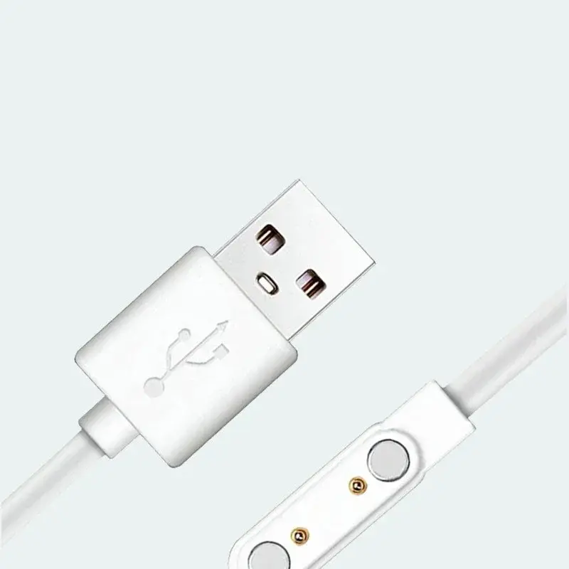 Smart Watch Magnetic USB Dock Charger 2pins 4pins Charging Cable High-Quality Magnetic Charging Cable For Q12 Kidswatch