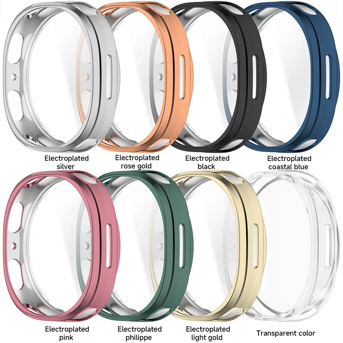 Soft TPU Case Glass For Samsung Galaxy Watch 8 40MM 44MM All-Around Watchband Screen Protector Frame Bumper Watch8 Cover Shell
