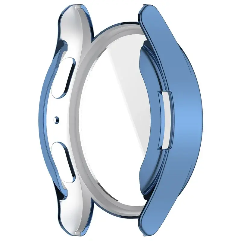 TPU Plating Case For Samsung Galaxy Watch 7 6 40mm 44mm Screen Protector Accessories All-Around Watch Case For Galaxy Watch FE
