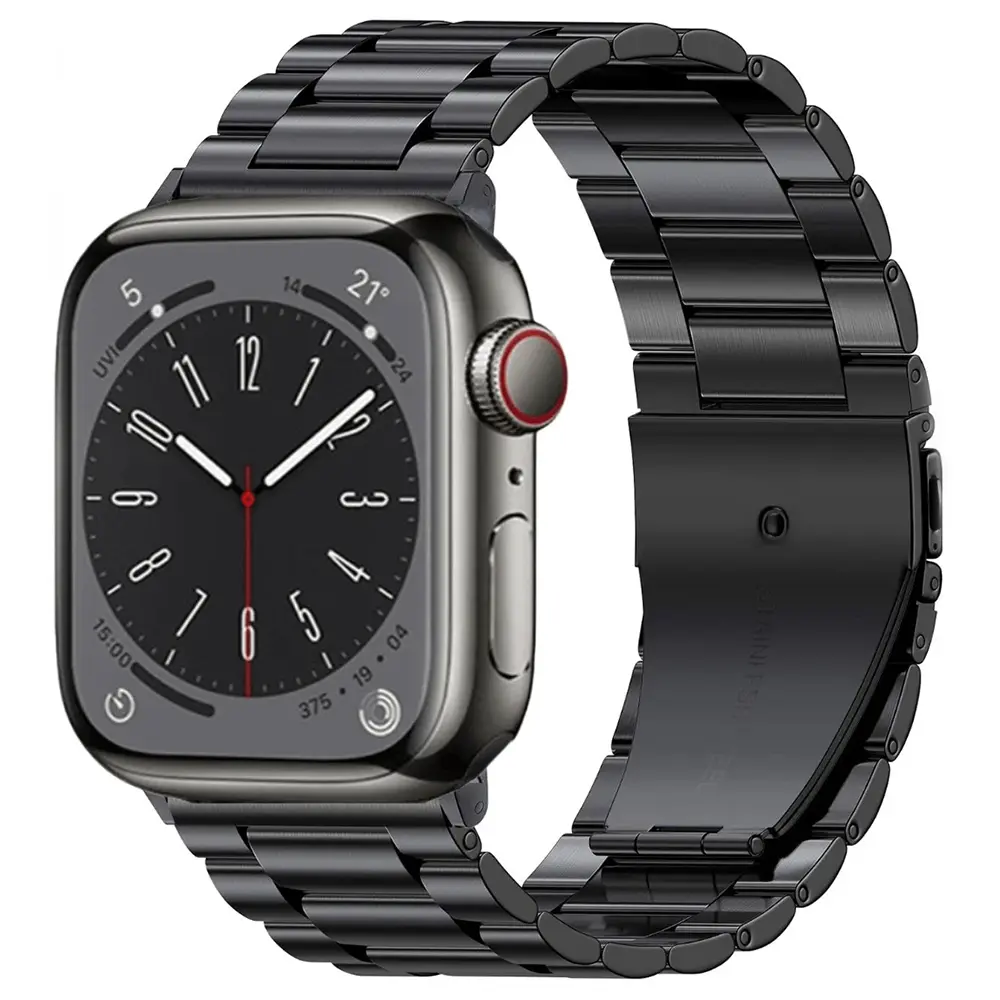 Stainless Steel Strap for Apple Watch Ultra 2 Band 49mm 45mm 44mm 42mm 41mm 40mm 38mm Wrist Bracelet for iWatch SE 9 8 7 6 5 4 3
