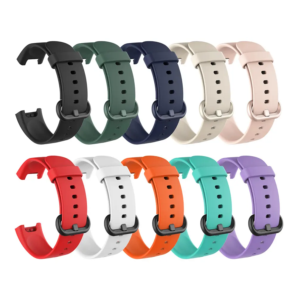1PC Silicone Strap For Xiaomi Mi Watch Lite Global Version Smart Watch Replacement Bracelet Wristband for Redmi Watch Strap