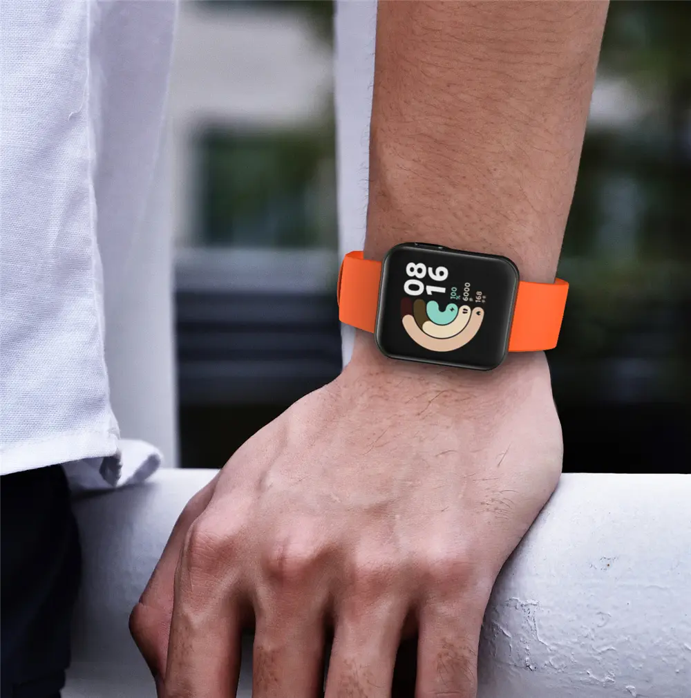 1PC Silicone Strap For Xiaomi Mi Watch Lite Global Version Smart Watch Replacement Bracelet Wristband for Redmi Watch Strap