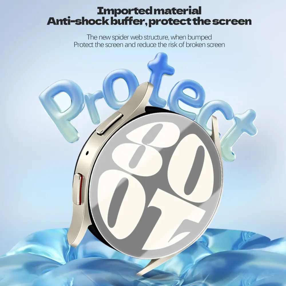 1-5PCS Screen Protector For Samsung Galaxy Watch 6 40 44 mm Classic 43mm 47mm Hydrogel Film Accessories Galaxy Watch 6 Not Glass