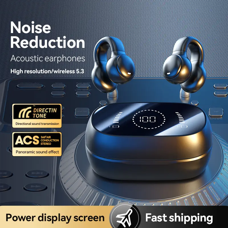 Original M47 Wireless Earbuds Bluetooth Headset Charging Earphones Bone Conduction Headphones Sport With Mic free