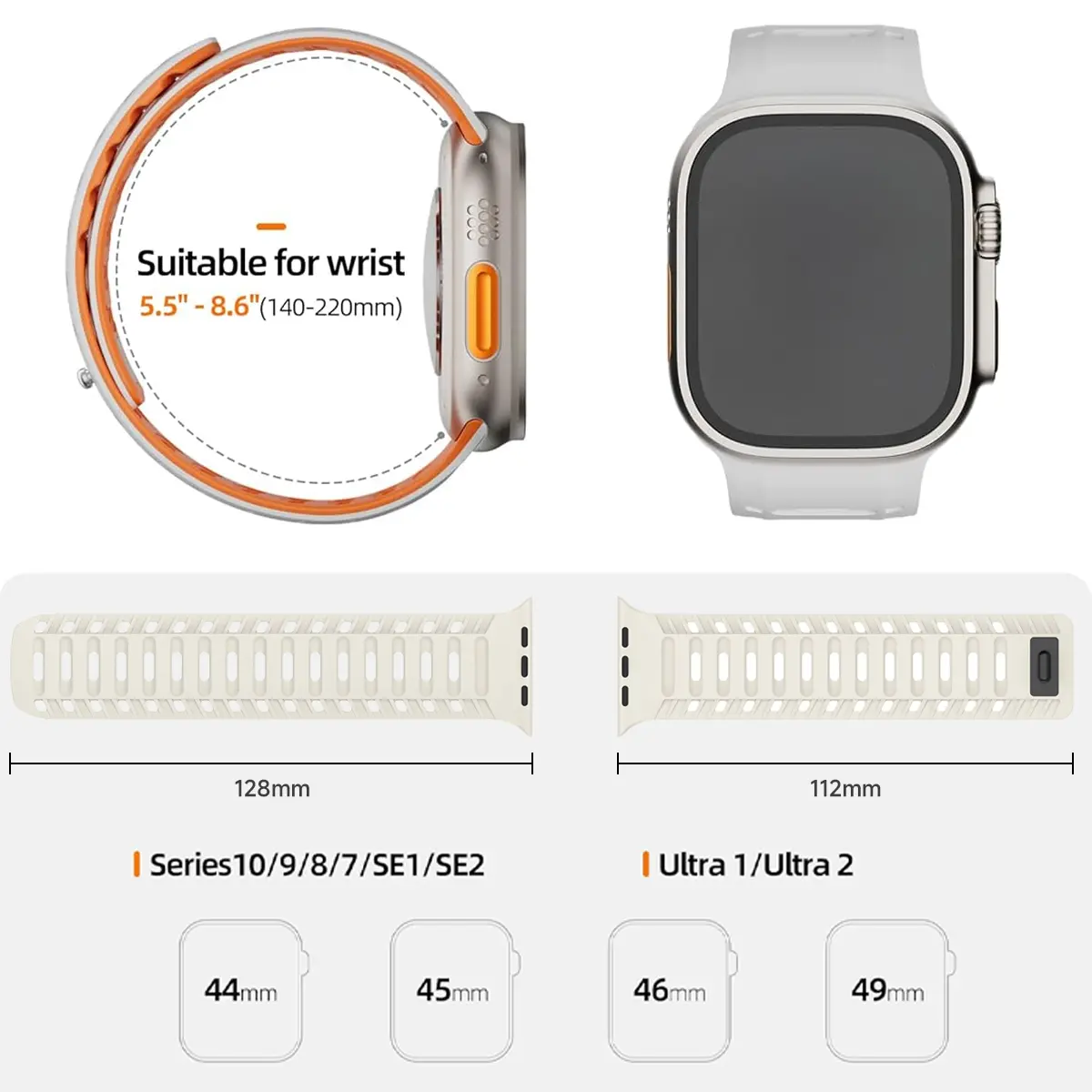 Strap For Apple Watch ultra 2 Band 49mm 45mm 44mm 42mm 46mm Magnetic Silicone Straps Bracelet For IWatch Series 10 9 8 7 SE