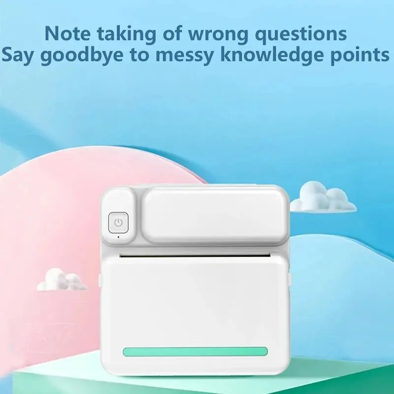 C19 MINI Print Portable Thermal Printer Photo Pocket Thermal Label Printer 58mm Printing Wireless Bluetooth Android IOS