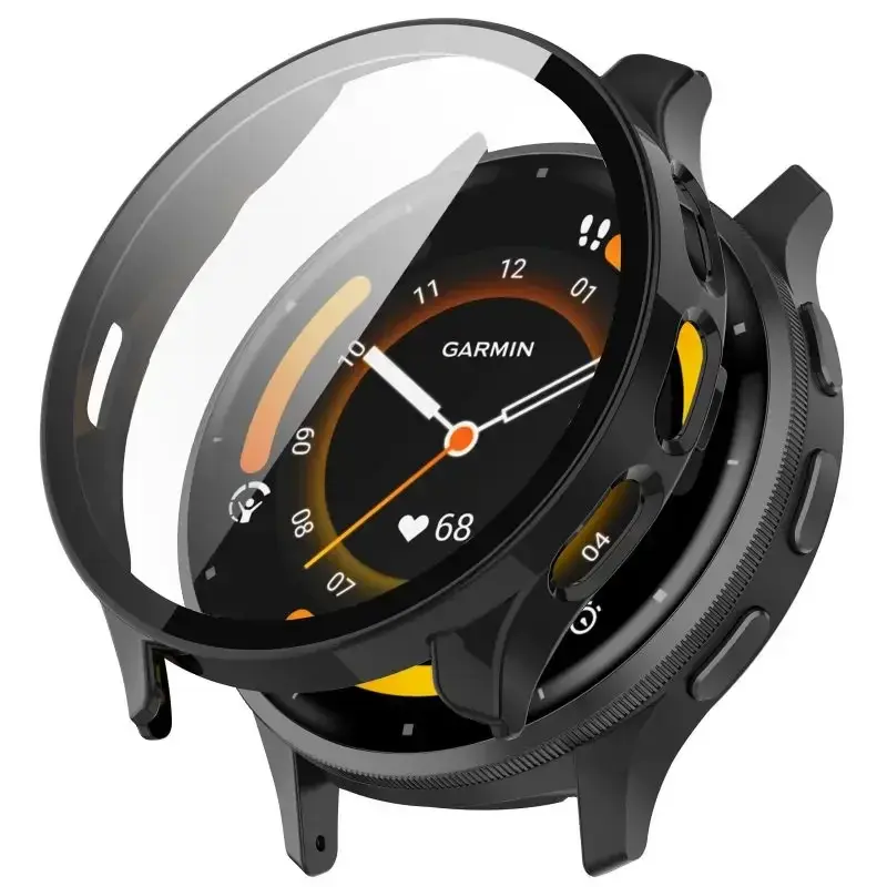 Tempered Glass Case For Garmin Venu 3 3S Smart Watch  Protective Cover Bumper Venu3 Venu3S Screen Protector Shell Accessories