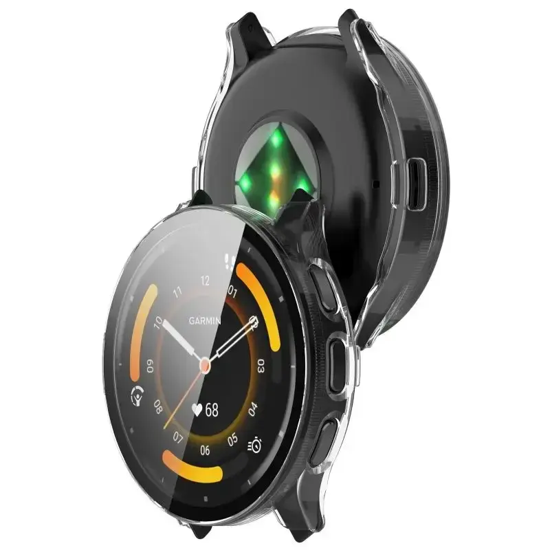 Tempered Glass Case For Garmin Venu 3 3S Smart Watch  Protective Cover Bumper Venu3 Venu3S Screen Protector Shell Accessories