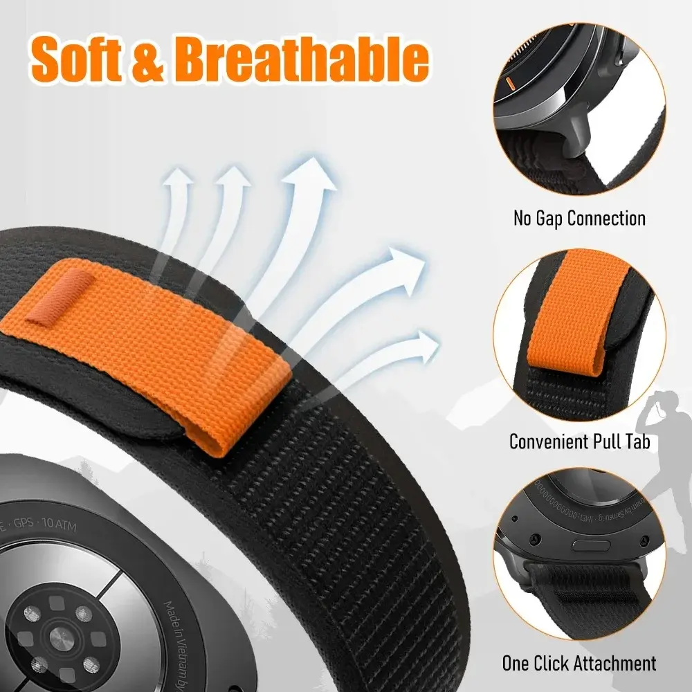 Trail Loop Strap for Samsung Galaxy Watch Ultra Bracelet Breathable Adjustable Wristband for Galaxy Watch 7 Ultra 47mm Band Belt