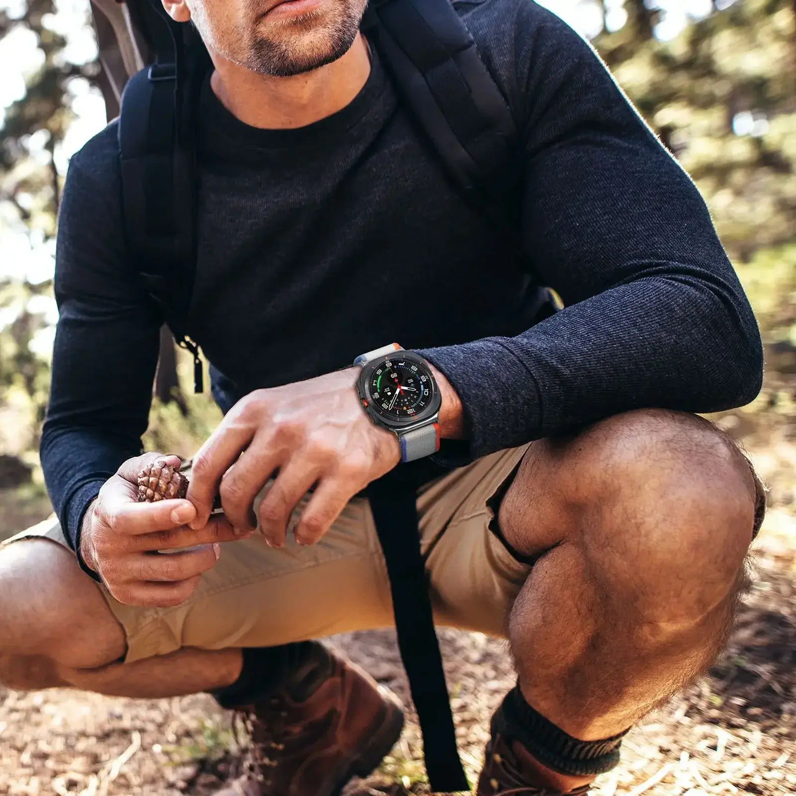 Trail Loop Strap for Samsung Galaxy Watch Ultra Bracelet Breathable Adjustable Wristband for Galaxy Watch 7 Ultra 47mm Band Belt