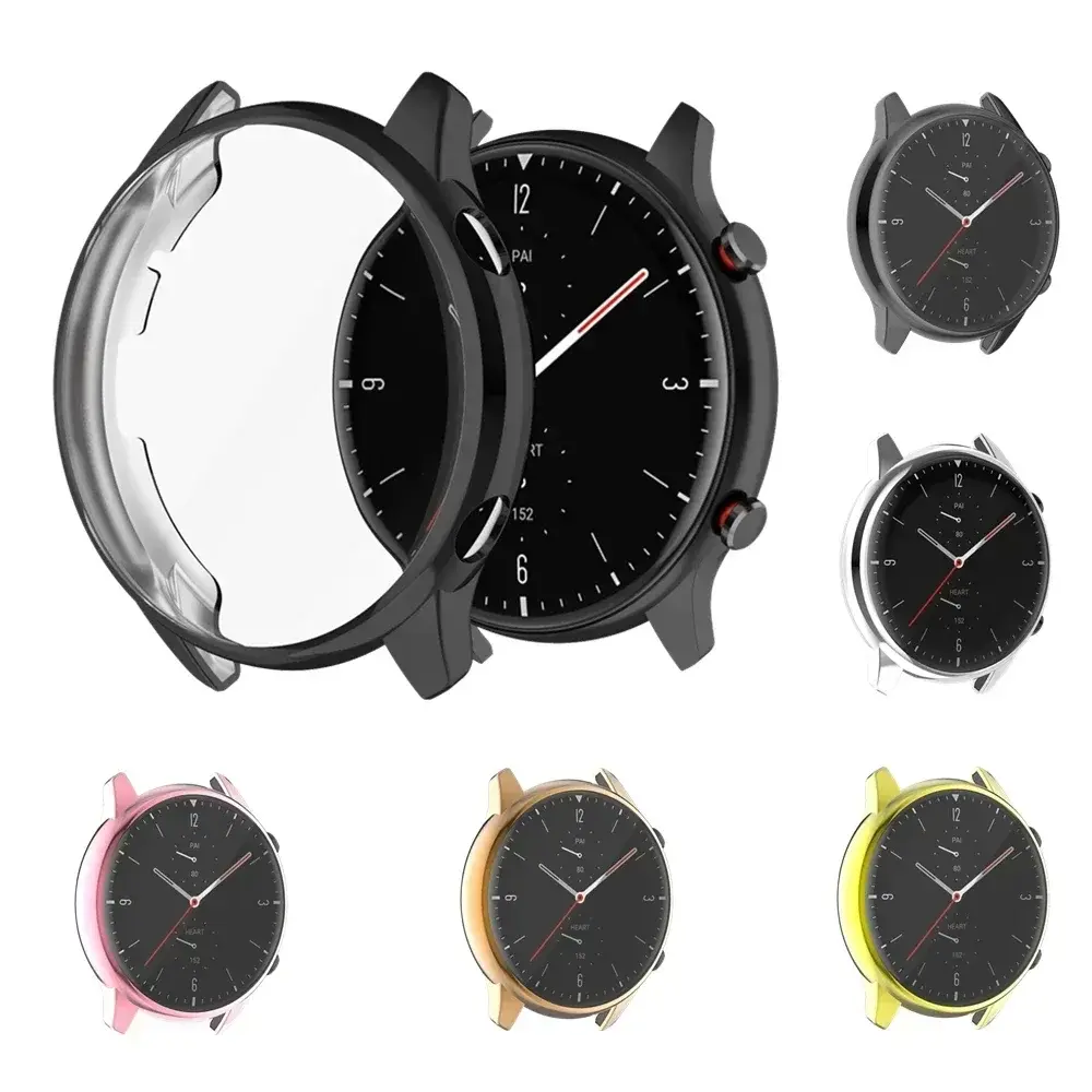 Case For Amazfit GTR 2e GTR2 Protective Cover Full Screen Protector Sleeve Shell For Xiaomi Huami Amazfit GTR 3 / 3Pro TPU Cases