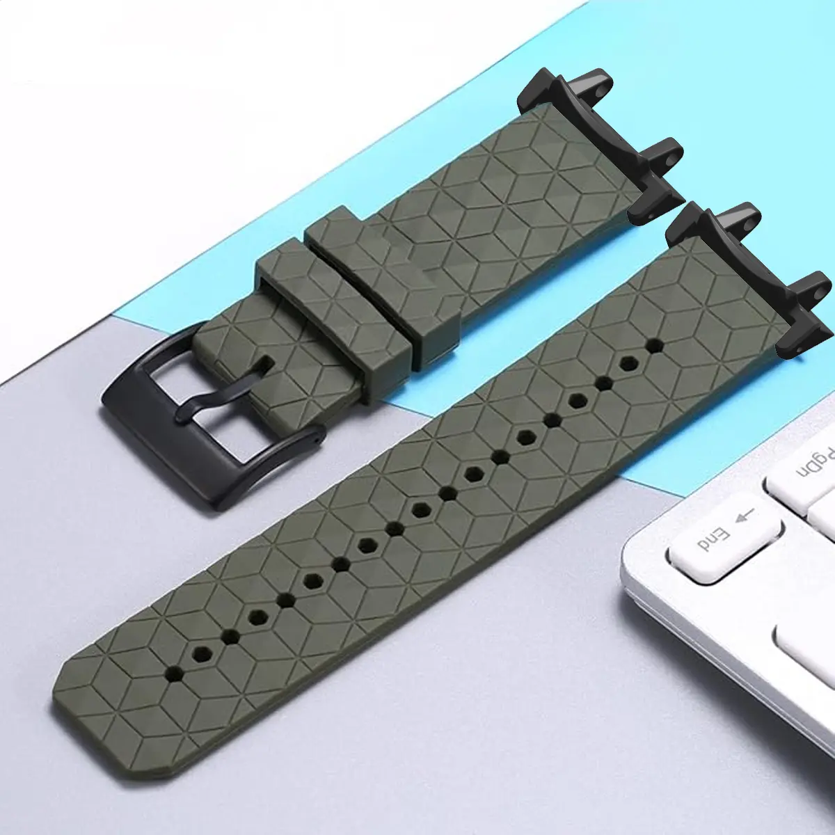 Soft Sports Watchband For Amazfit T-Rex 3 Smart Watch Silicone Strap Bracelet Correa For Amazfit T-Rex/T Rex Pro 2 Wrist Belt