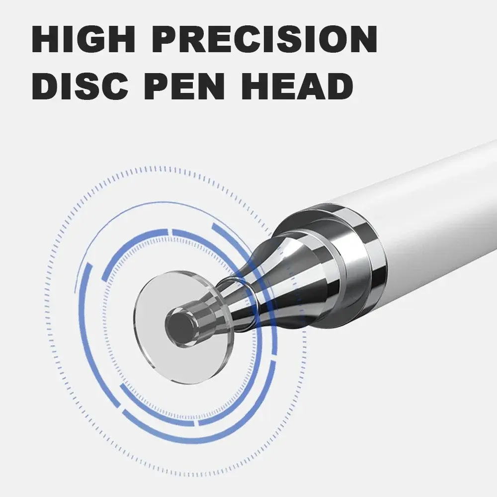 2 in 1 Tablet Pen Drawing Screen Touch Pen Stylus Pen for IPhone IPad Tablet Capacitive Touch Pencil for Samsung Android Phone
