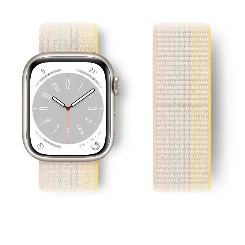 Nylon Sport Strap for Apple Watch Band 49mm for Watchband Loop Bracelet iWatch 9 8 7 6 5 se2 Ultra 2 45mm 44mm 41mm 42mm 38 Belt