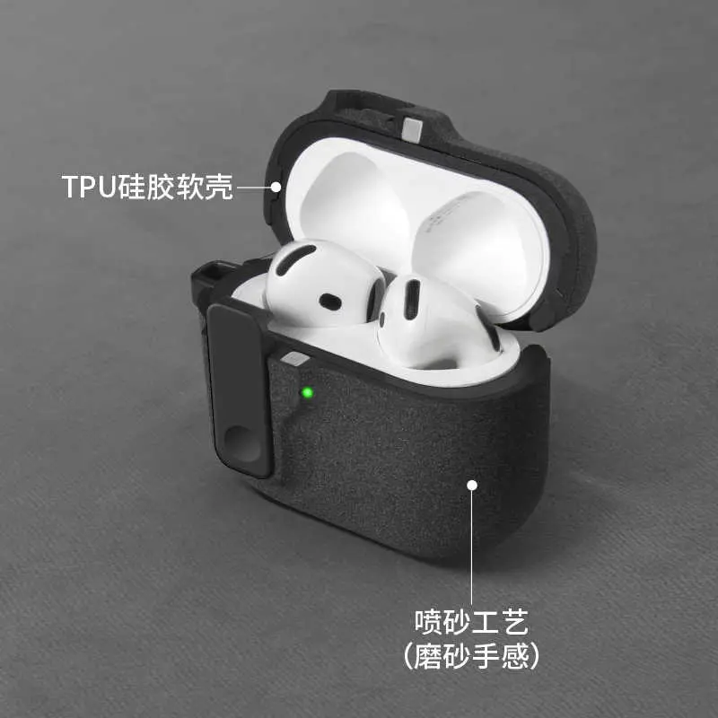 2025 New Hard Protector for AirPods 4 with Magnetic Lid Lock Hybrid Case Luxury Protection Cover for Apple AirPods pro2 3 1/2