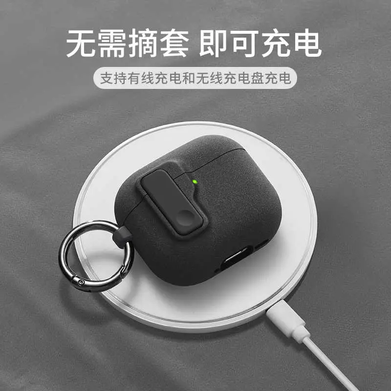 2025 New Hard Protector for AirPods 4 with Magnetic Lid Lock Hybrid Case Luxury Protection Cover for Apple AirPods pro2 3 1/2