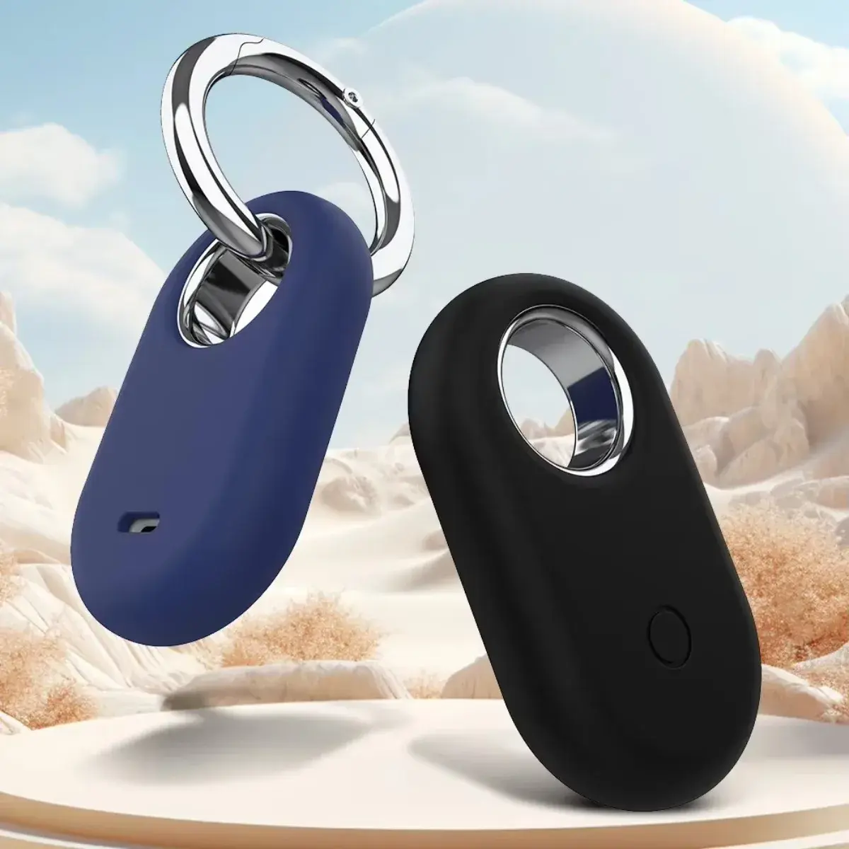 New For Samsung Galaxy Smart Tag 2 Locator Tracker Case Keychain Anti-Scratch Protective Skin Cover For Smart Tag Tracker Holder