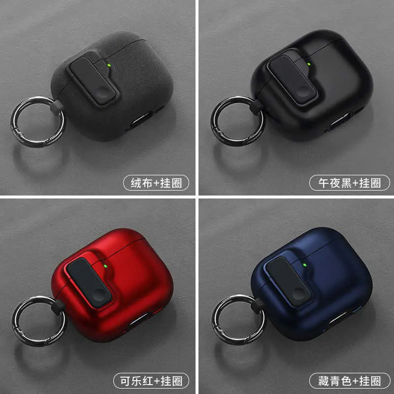 2025 New Hard Protector for AirPods 4 with Magnetic Lid Lock Hybrid Case Luxury Protection Cover for Apple AirPods pro2 3 1/2