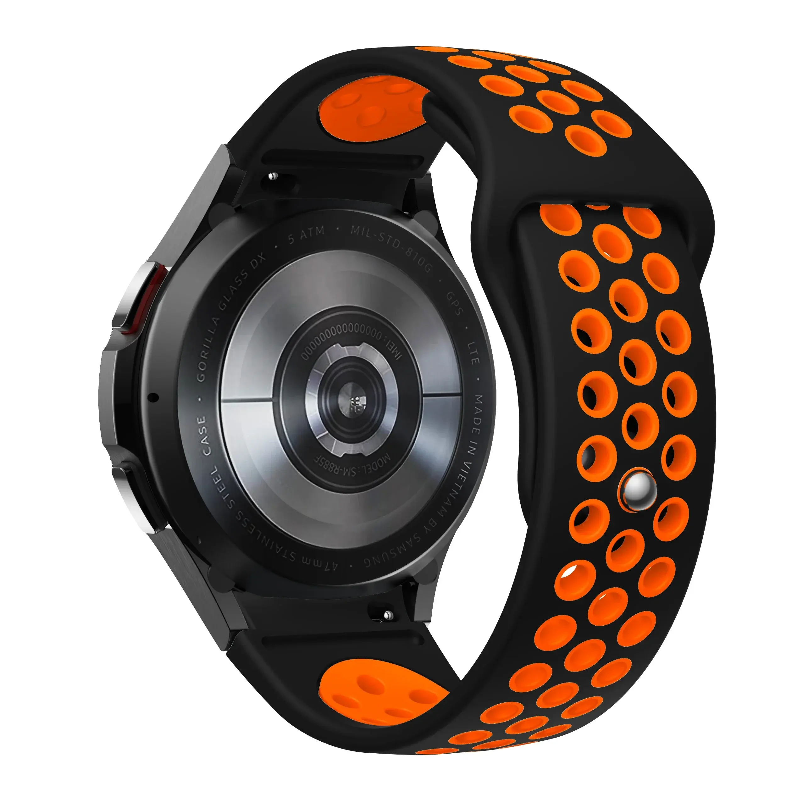 Silicone Strap for Samsung Galaxy 6/4 Classic 43 47mm 42 46mm 6/5/4 40 44mm Soft Rubber Sports Band for Watch 5pro 45mm Bracelet