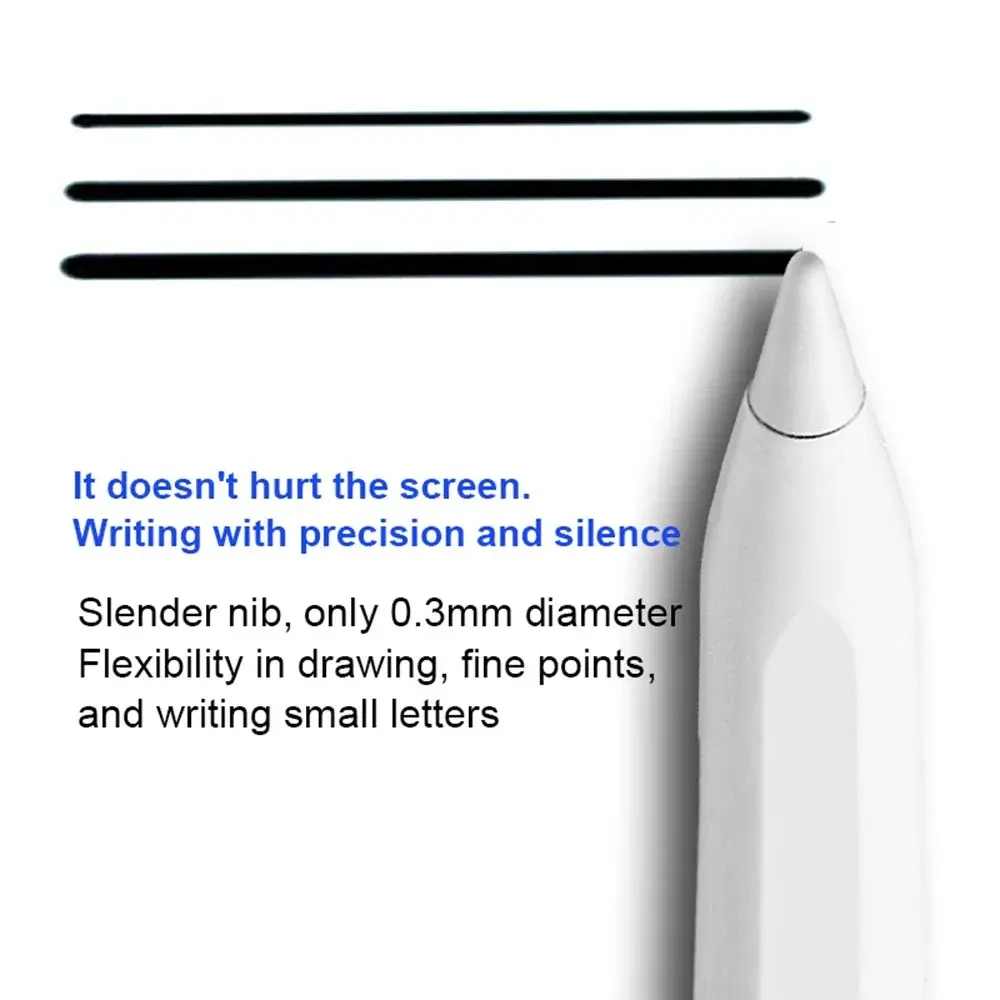 Universal  Stylus Pen Compatible for iOS and Android Touchscreens/Phones, Rechargeable Stylus Pen with Dual Touch Screen